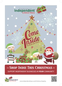 Indie Christmas Poster A3
